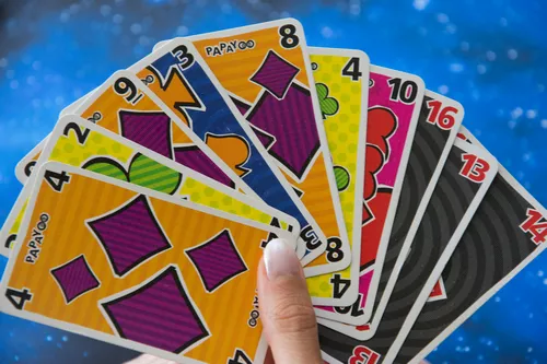 Test du jeu Papayoo : main de joueur